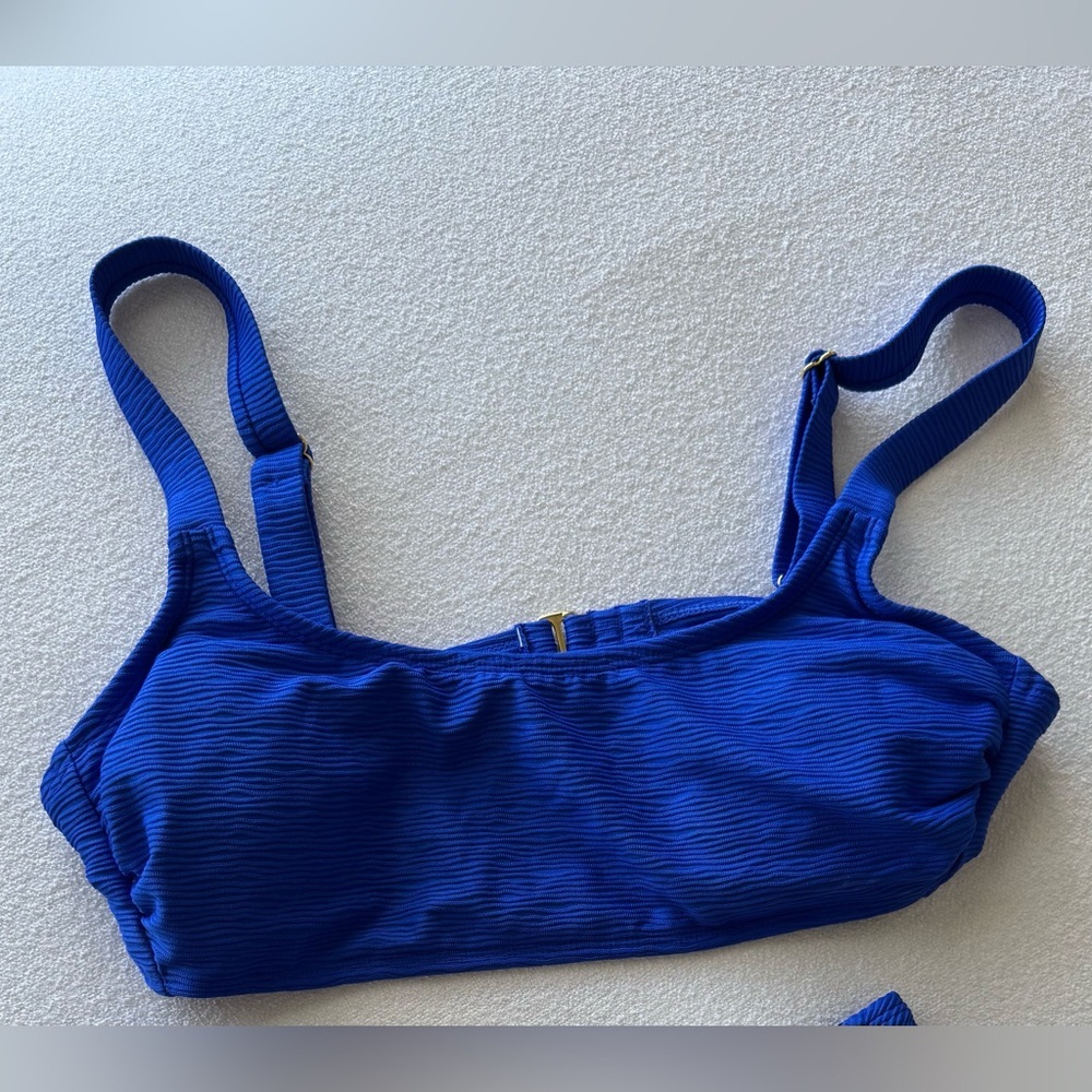 Blue Bikini Top